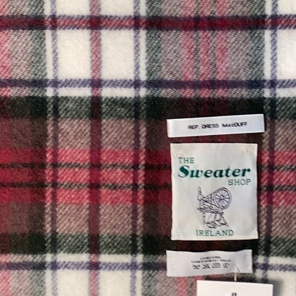 Lambs Wool Tartan Plaid Scarf Rep. Dress MacDuff. - Picture 2 of 3